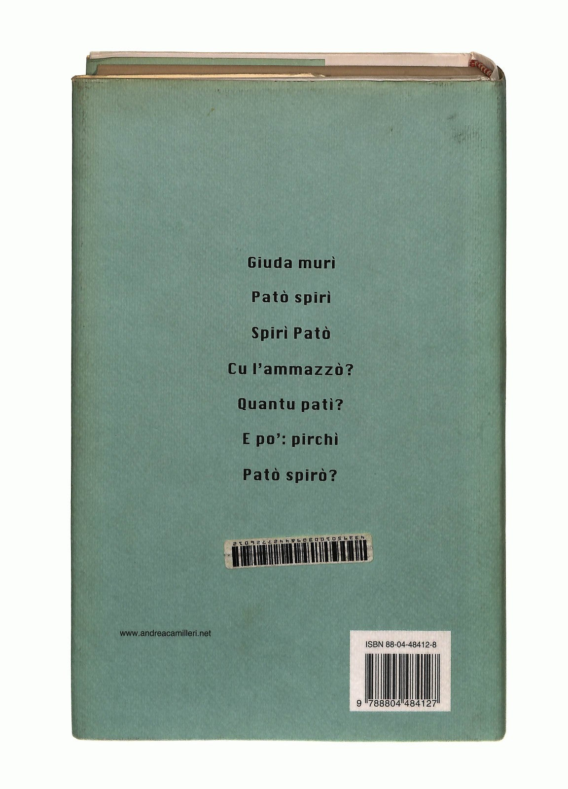 EBOND La Scomparsa Di Pato Andrea Camilleri Mondadori Libro LI043710