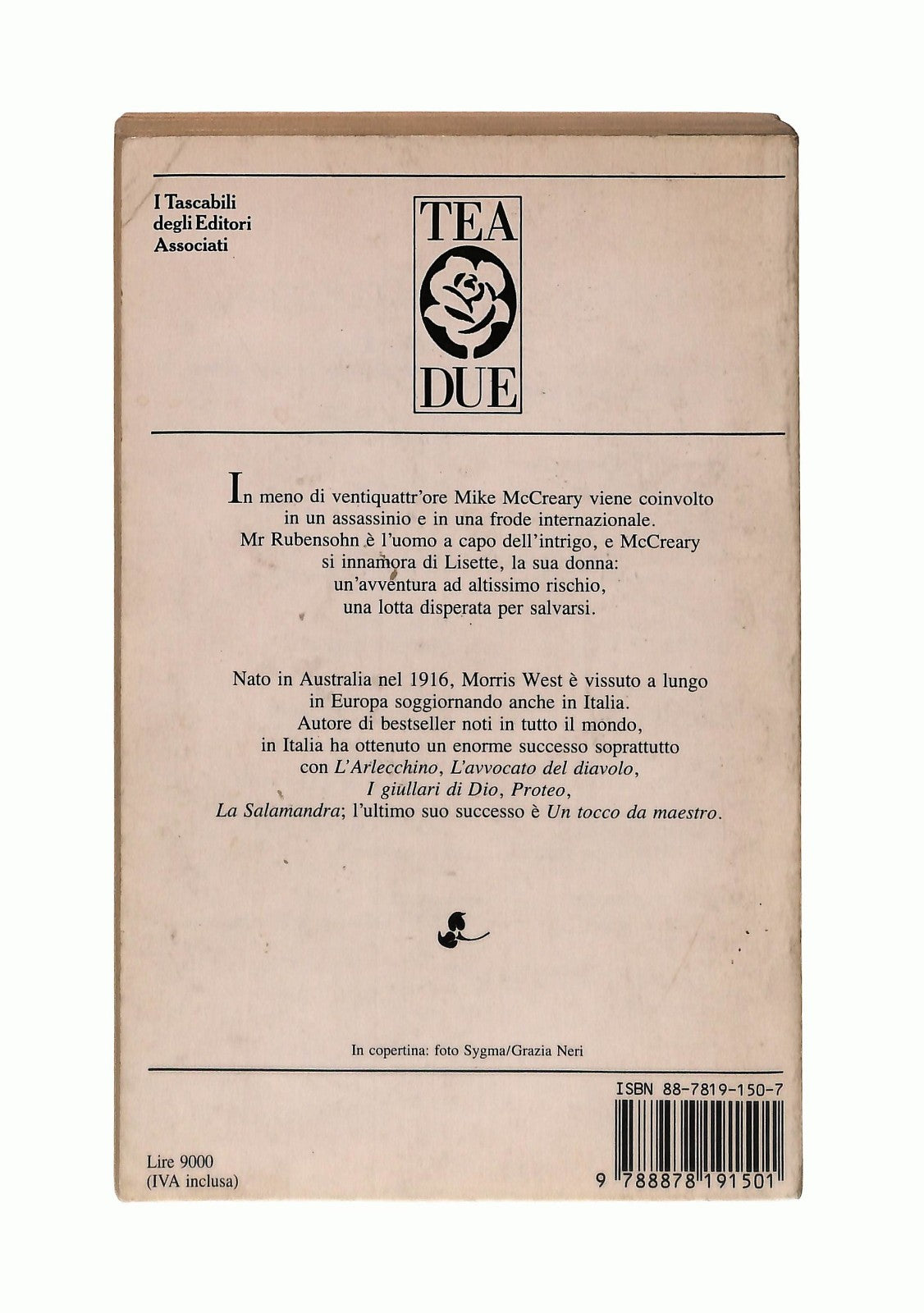 EBOND Missione Esplosiva Morris West Tea Libro LI043712