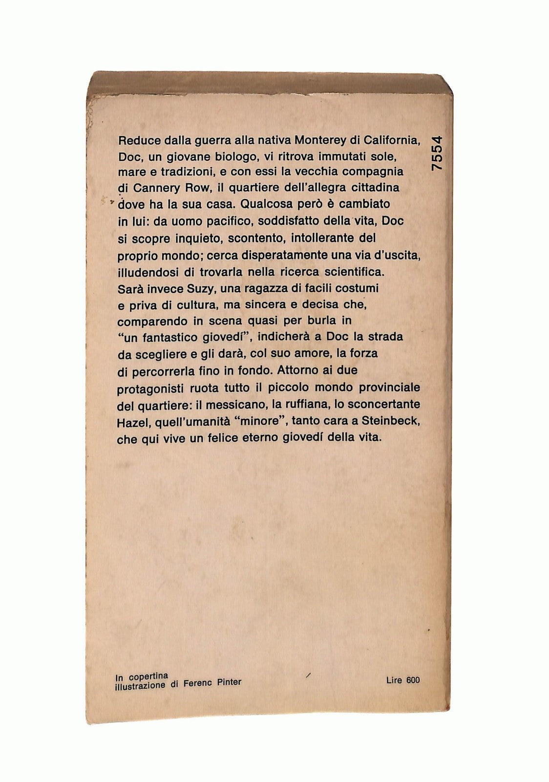 EBOND Quel Fanstastico Giovedi John Steinbeck Mondadori 1970 Libro LI043790