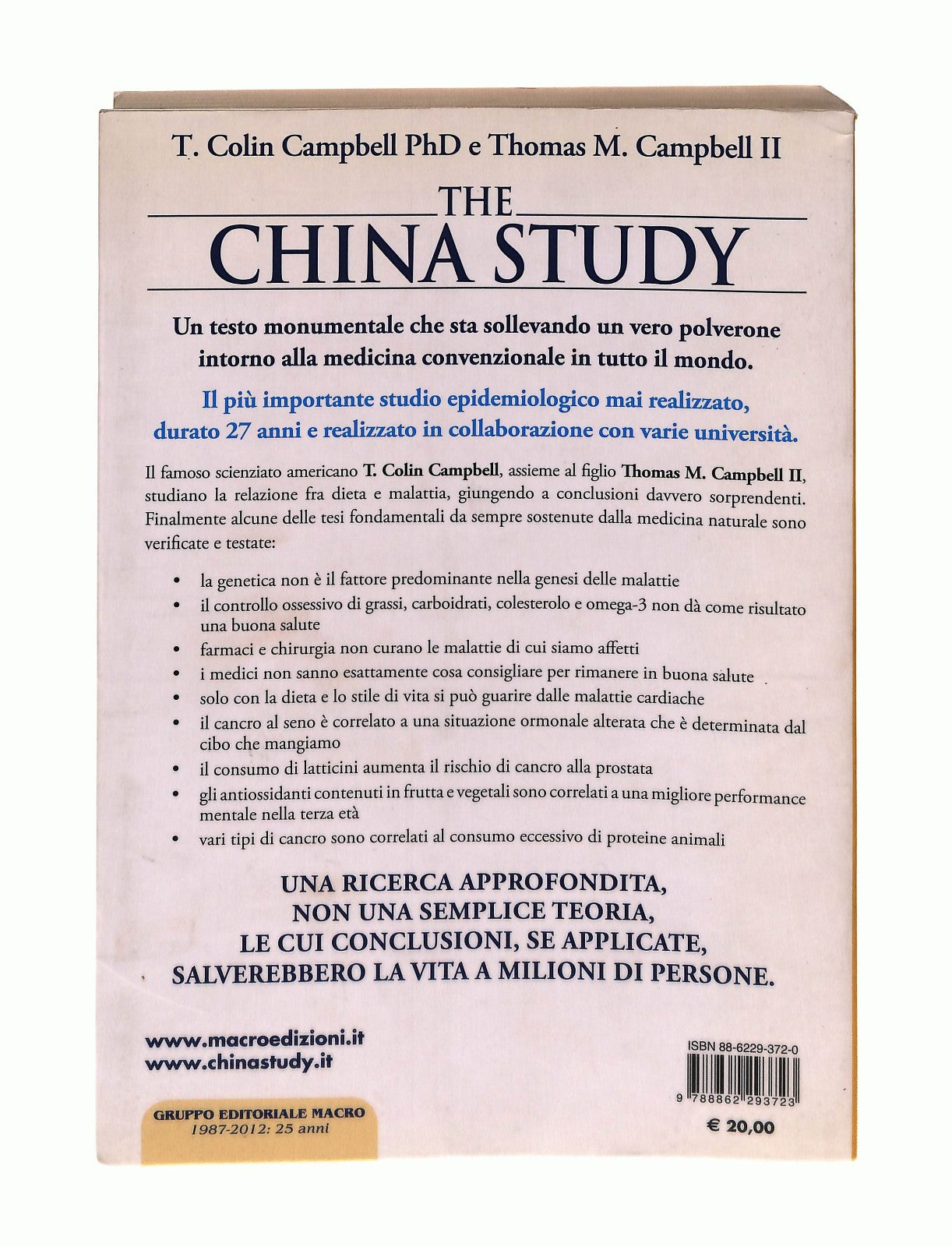 EBOND The China Study T C Campbell T M Campbell Ii Macro Libro LI043804