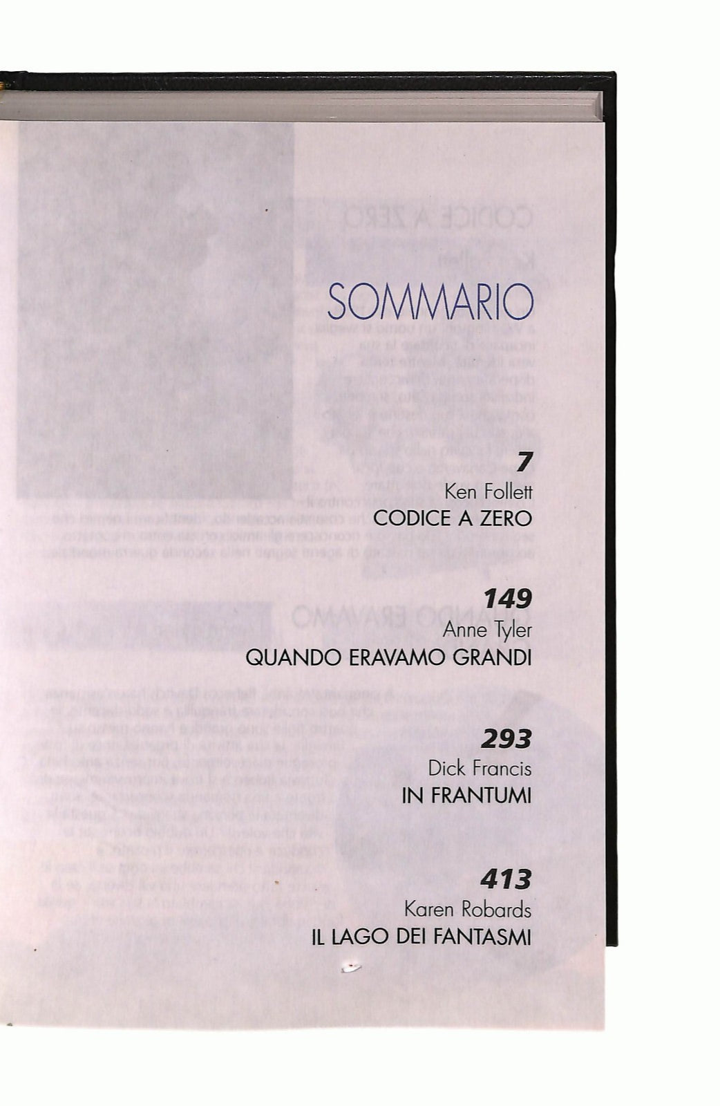 EBOND Selezione Della Narrativa Mondiale Codice Zero Quando Libro LI043829