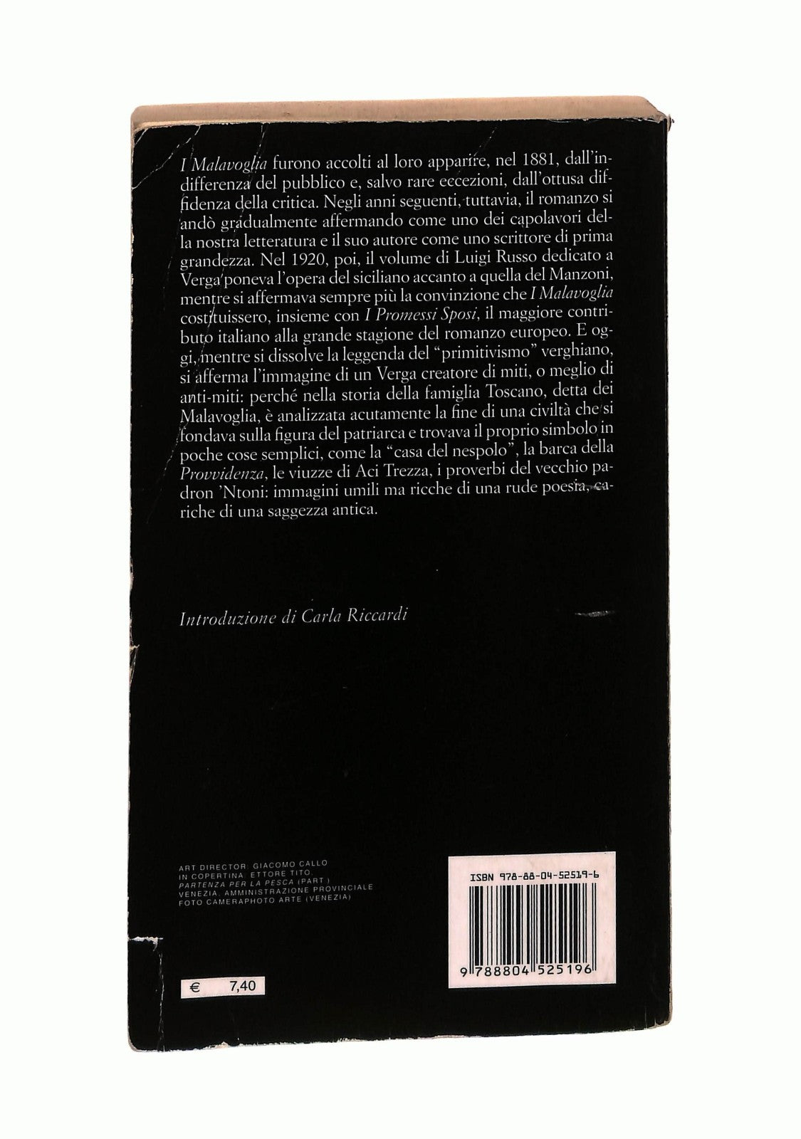 EBOND I Malavoglia Giovanni Verga Mondadori Libro LI043878