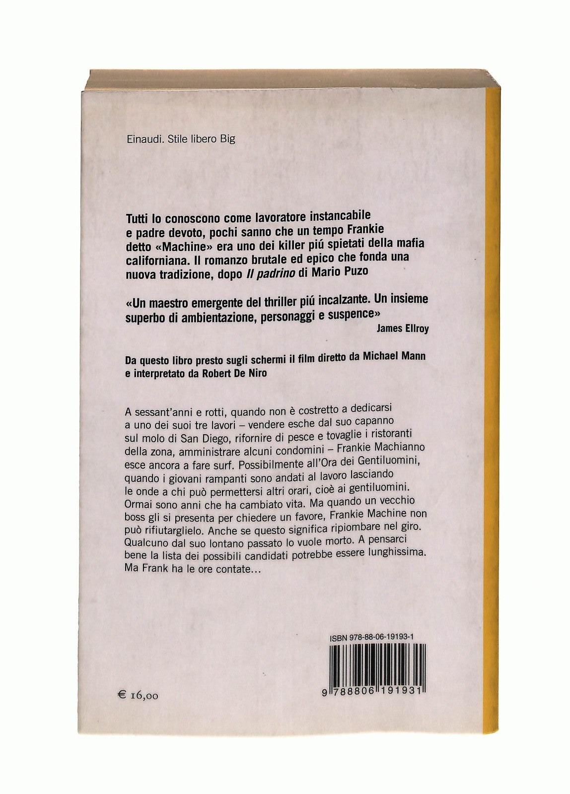 EBOND L Inverno Di Frankie Machine Don Winslow Einaudi Libro LI044211