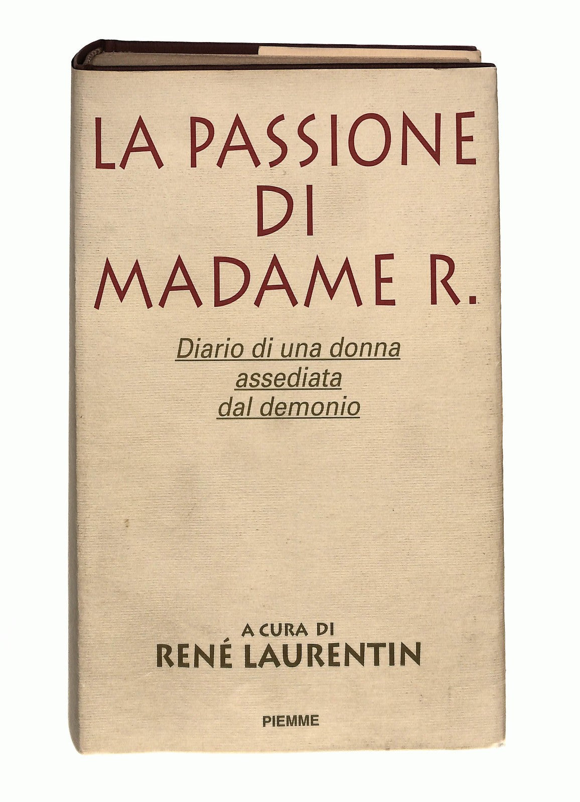 EBOND La Passione Di Madame R Cura R Laurentin Piemme 1995 Libro LI044239