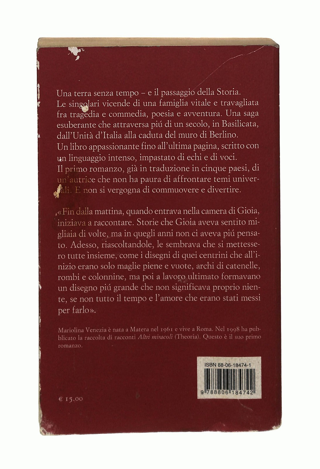 EBOND Mille Anni Che Sto Qui Mariolina Venezia Einaudi Libro LI044562