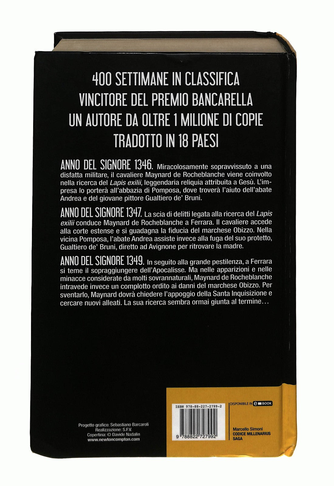 EBOND Codice Millenarius Saga M Simoni Newton Libro LI044627