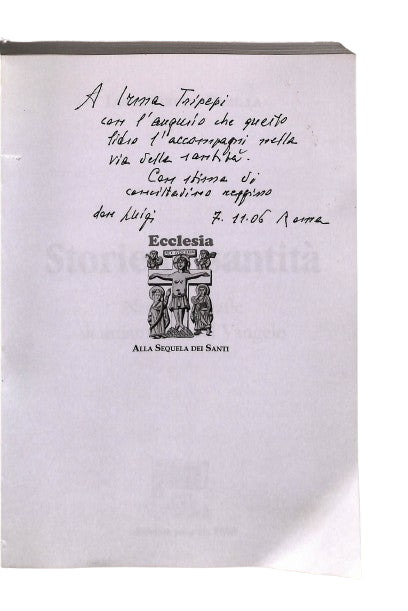 EBOND Storie Di Santita Barilla Progetto 2000 Con Dedica Autore Libro LI044706