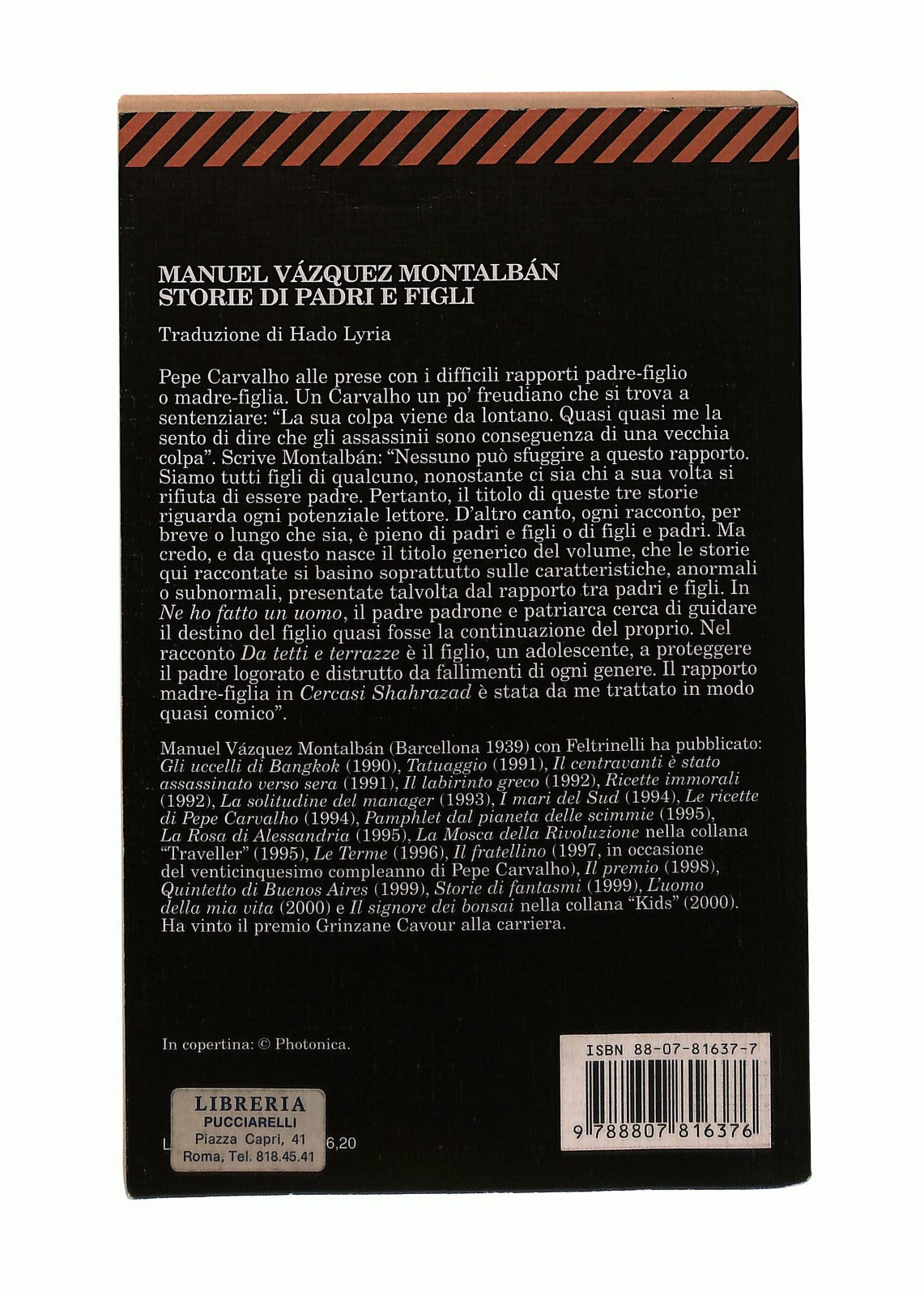 EBOND Storie Di Padri e Figli Manuel V Montalban Feltrinelli Libro LI044743