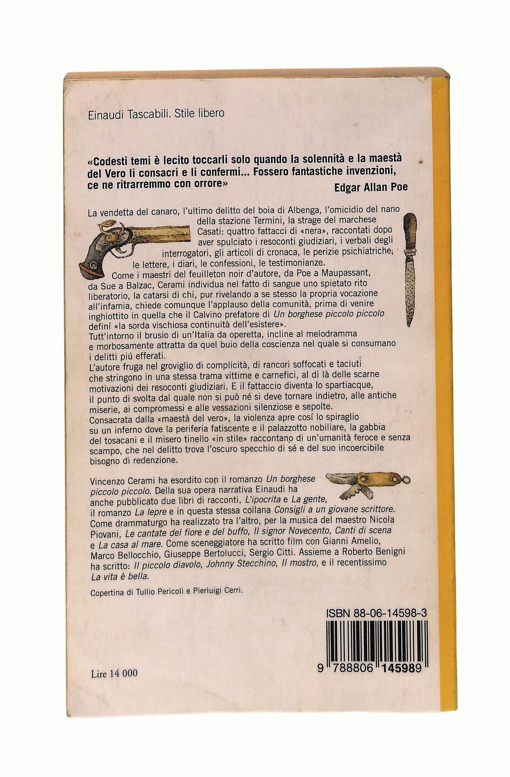 EBOND Fattacci Vincenzo Cerami Einaudi Libro LI044763