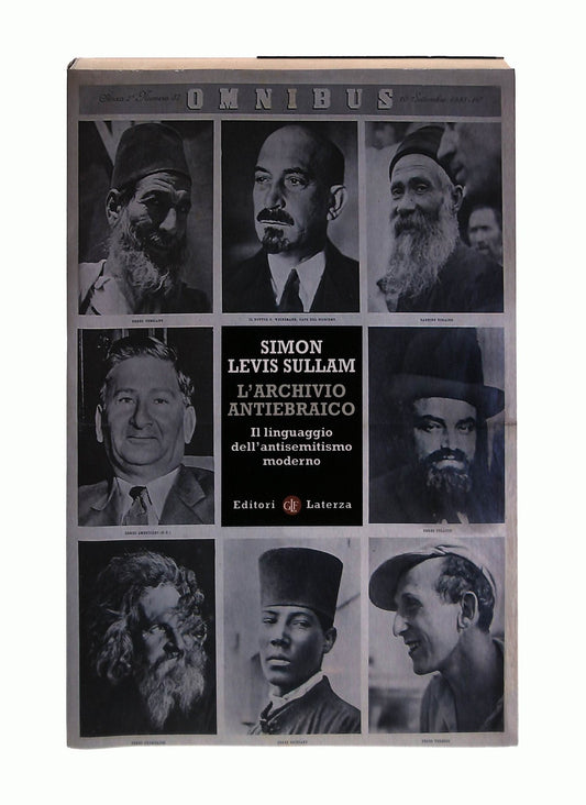 EBOND L Archivio Antiebraico Simon Levis Sullam Laterza Libro LI044914