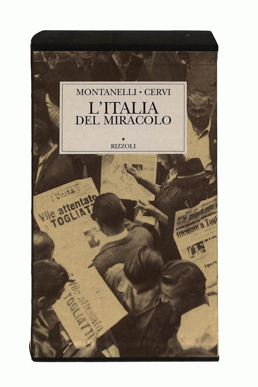 EBOND L Italia Del Miracolo Montanelli Cervi Rizzoli Libro LI045301