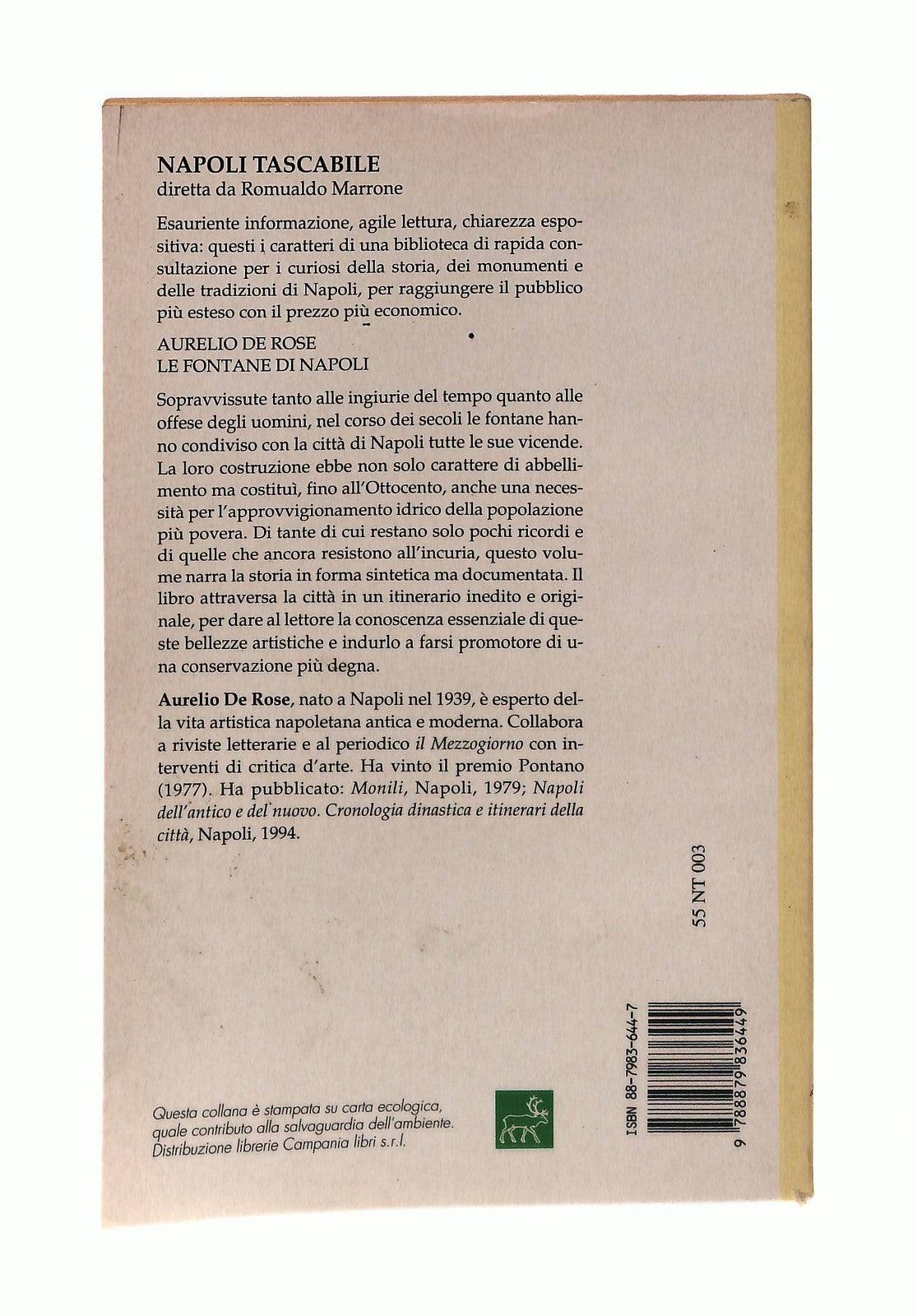 EBOND Le Fontane Di Napoli Aurelio De Rosa Newton Libro LI045334