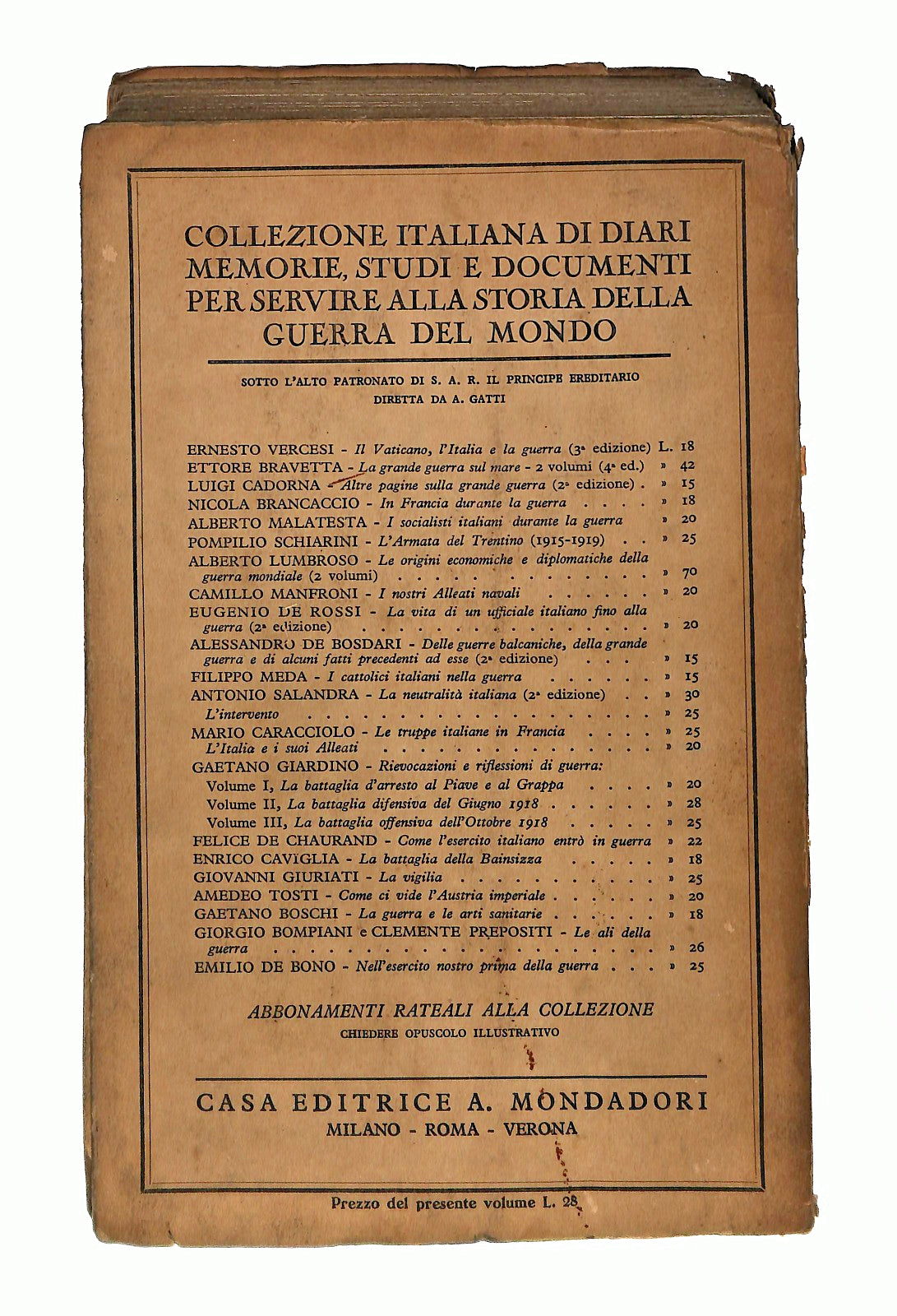 EBOND La Vita Di Gabriele D Annunzio M Giannantoni Mondadori 1933 Libro LI045357