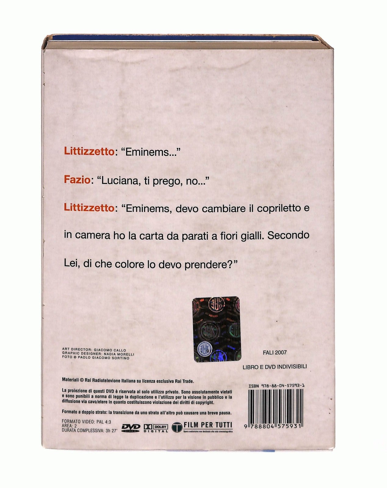 EBOND Che Litti Che Fazio Littizzetto FazioCon 2 DVD Libro LI045413