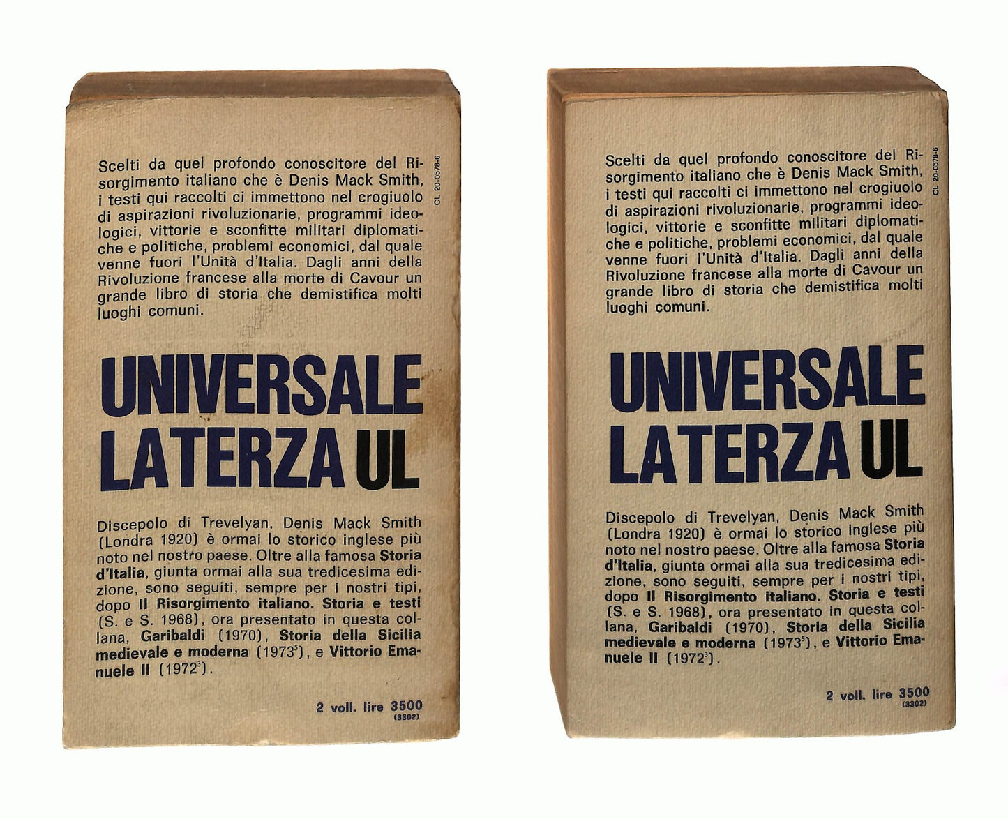 EBOND Il Risorgimento Italiano D M Smith Vol I e Ii Laterza 1973 Libro LI045488