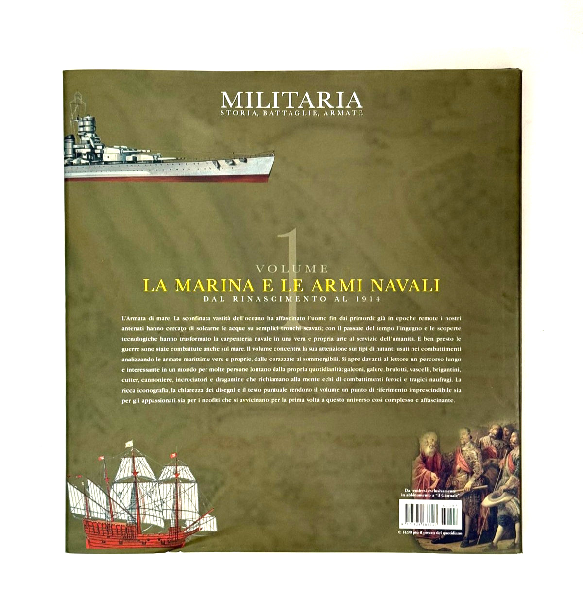 EBOND Militaria La Marina e Le Armi Navali Volume 1 Il Giornale Libro LI045553