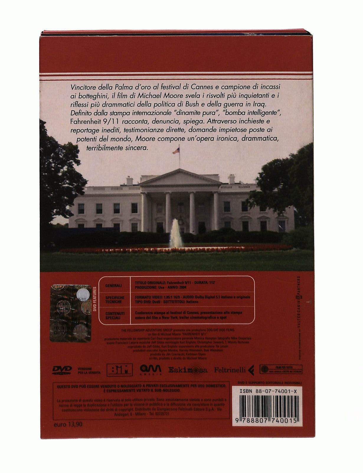 EBOND Fahrenheit 9 11 Michael Moore Libretto Con DVD Libro LI045607