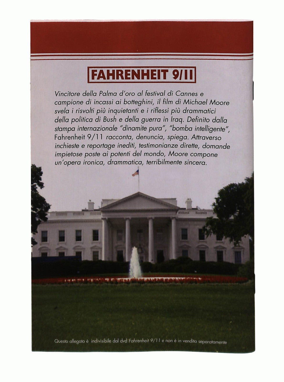 EBOND Fahrenheit 9 11 Michael Moore Libretto Con DVD Libro LI045607