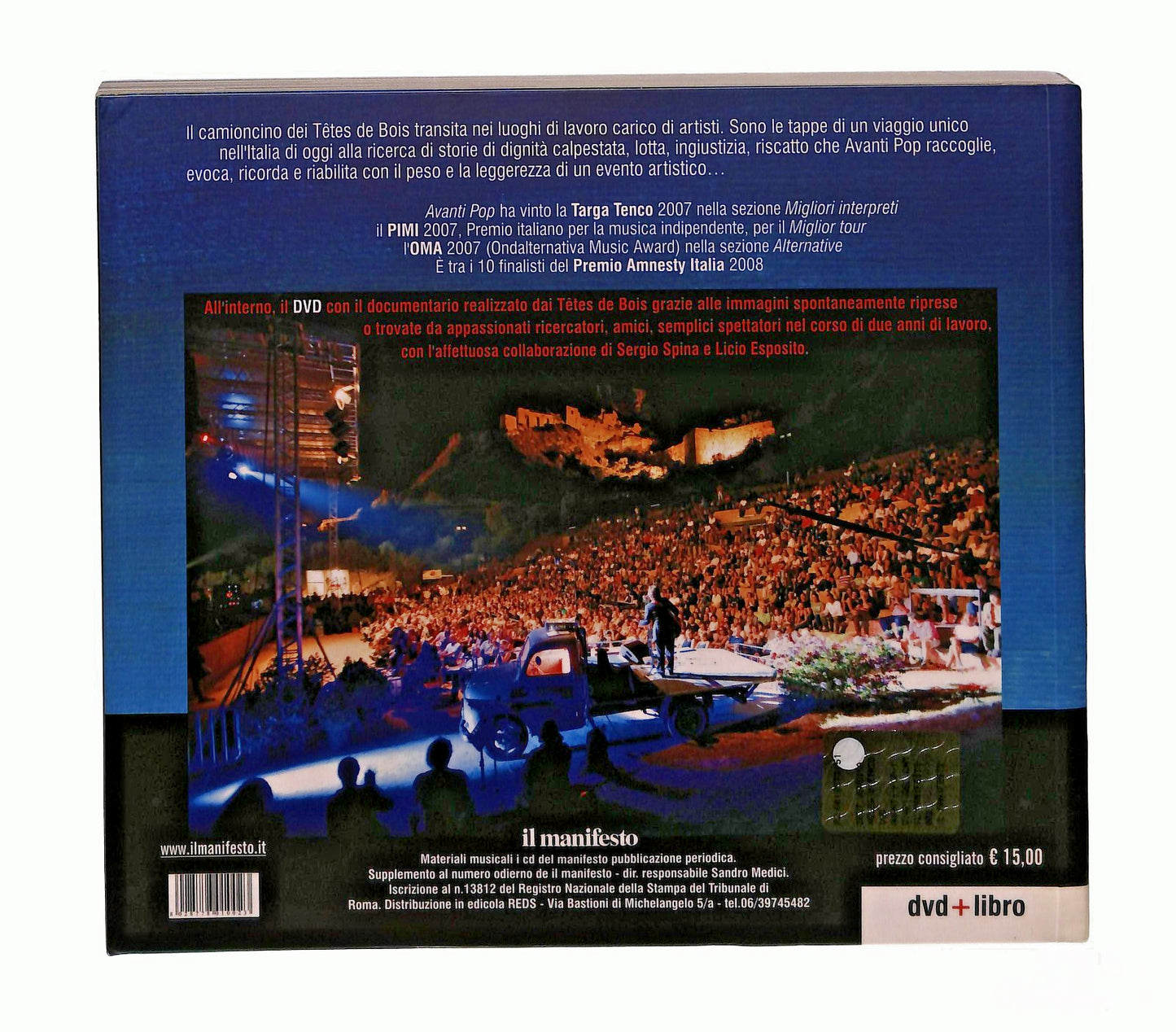 EBOND Avanti Pop i Diari Del Camioncino Cura PintoCon DVD Libro LI045651