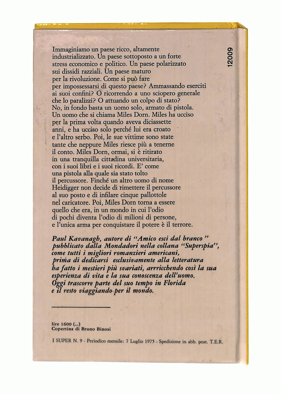 EBOND Un Uomo e Una Pistola Paul Kavanagh I Super Mondadori 1975 Libro LI046033