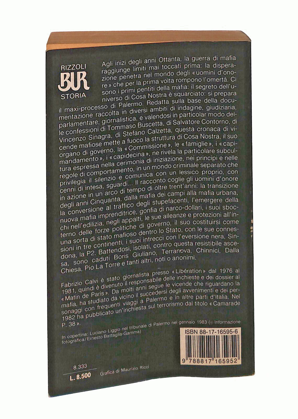 EBOND La Vita Quotidiana Della Mafia Dal 1950 a Oggi Calvi Libro LI046062