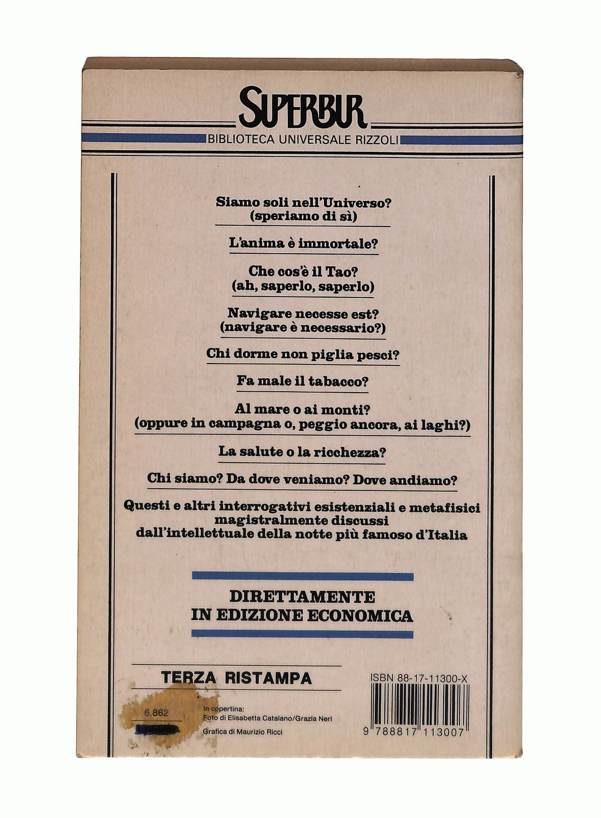 EBOND Il Brodo Primordiale Riccardo Pazzaglia Superbur 1987 Libro LI046240