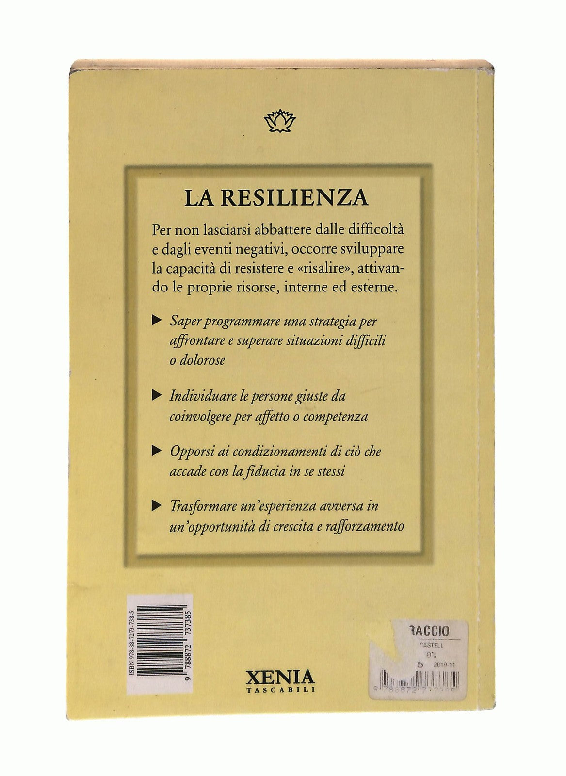 EBOND La Resilienza Domenico Di Lauro Xenia Libro LI046365