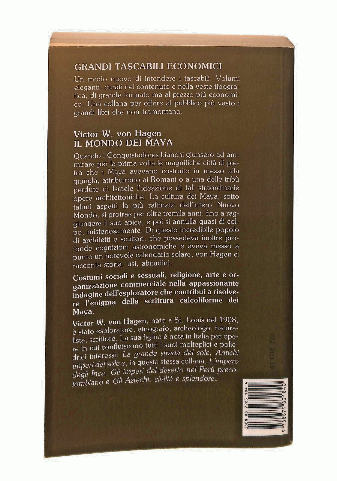 EBOND Il Mondo Dei Maya Victor Von Hagen Newton Libro LI046410