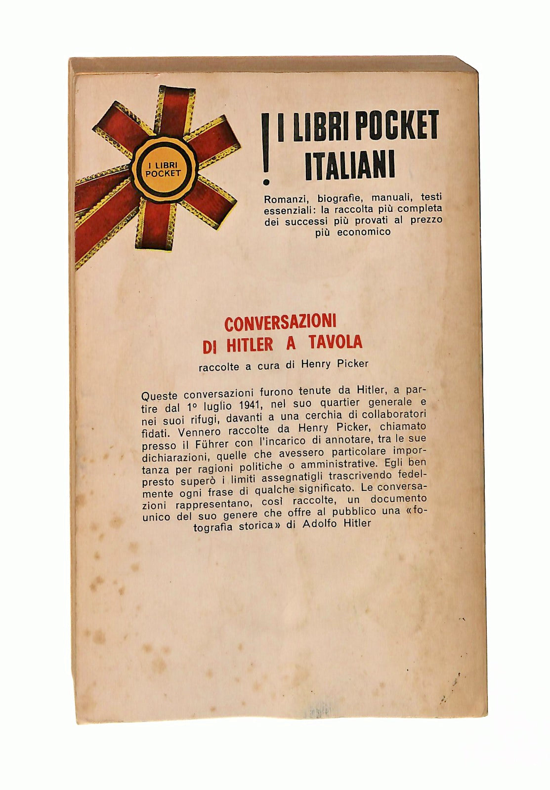 EBOND Conversazioni Di Hitler a Tavola 1941 42 Longanesi 1969 Libro LI046613