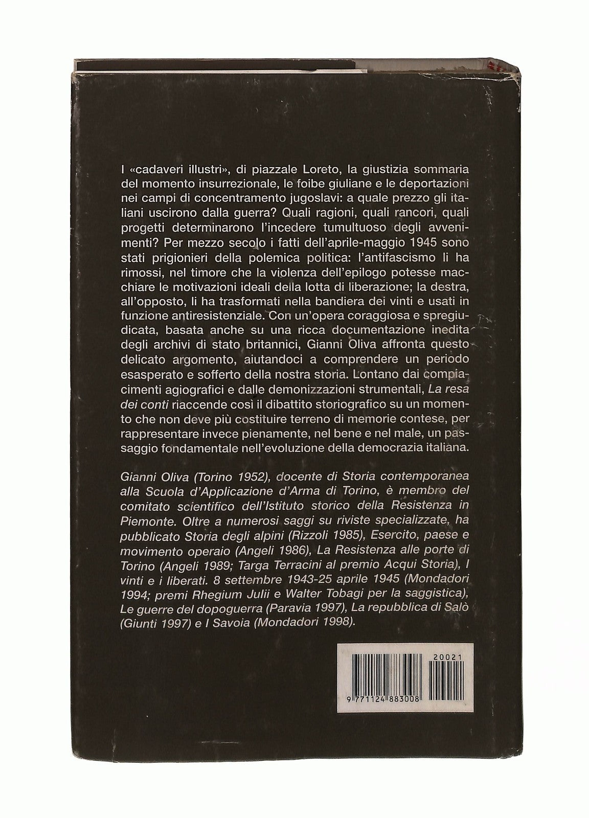 EBOND La Resa Dei Conti Gianni Oliva Il Giornale Libro LI046658