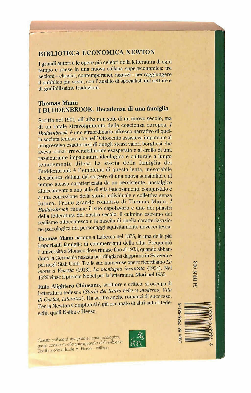EBOND I Buddenbrook Thomas Mann Newton Libro LI046783
