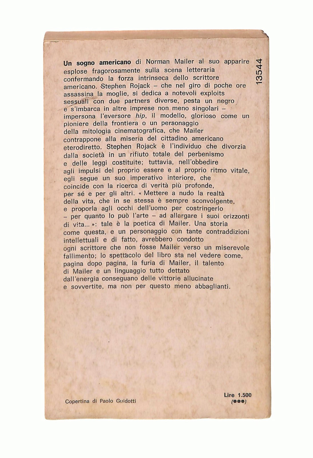 EBOND Un Sogno Americano Norman Mailer Mondadori 1976 Libro LI046784