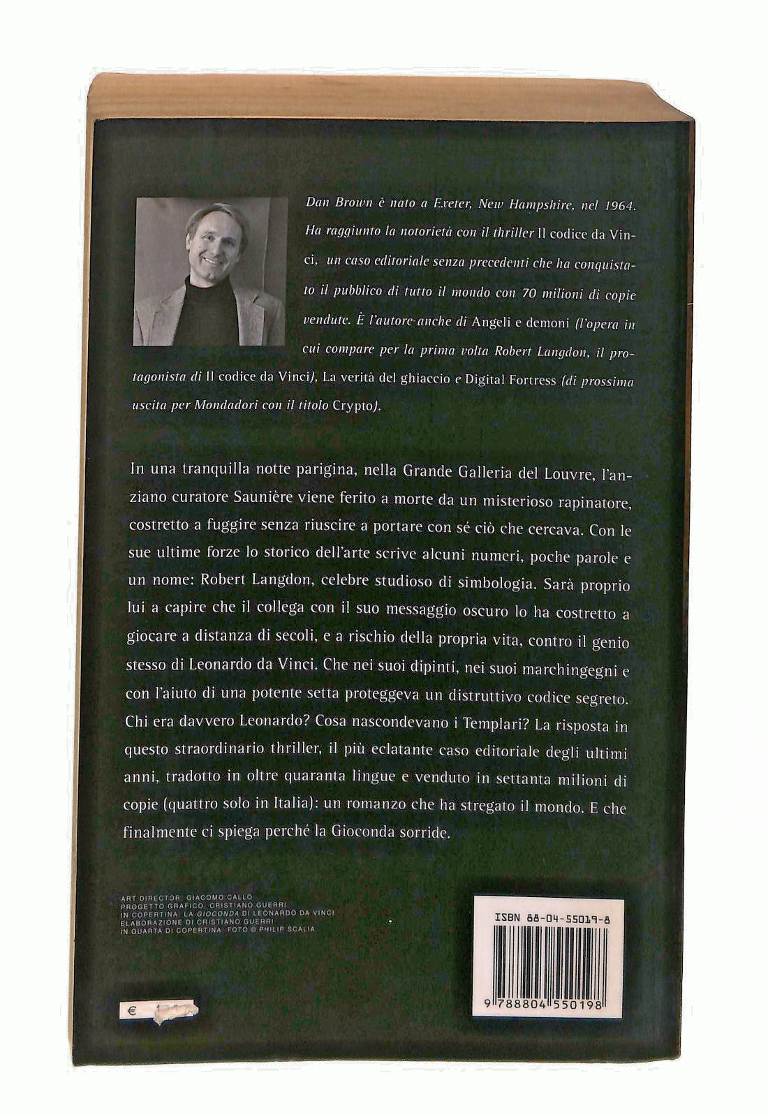 EBOND Il Codice Da Vinci Dan Brown Mondadori Libro LI046828