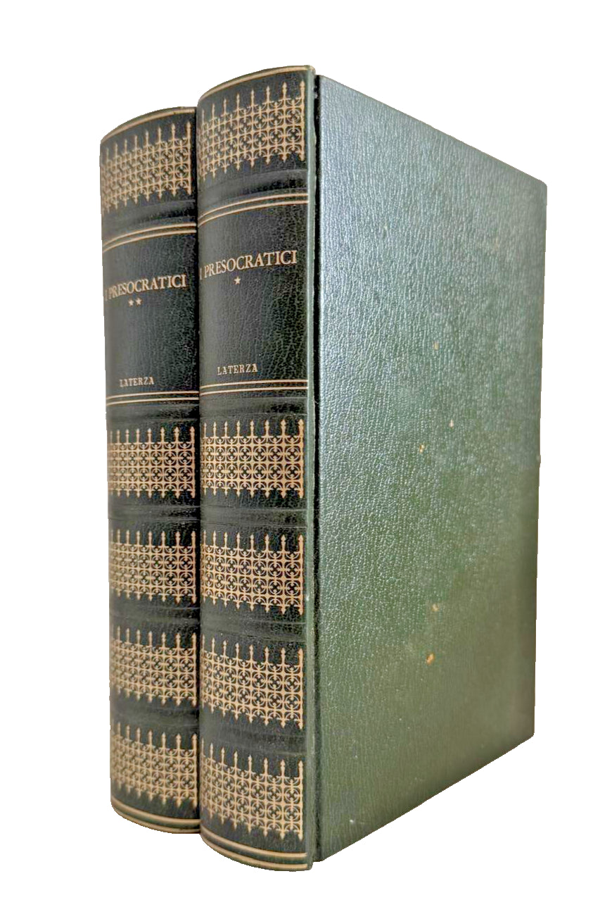 EBOND I Presocratici Laterza 1975 Vol 1 e 2 Libro LI046854