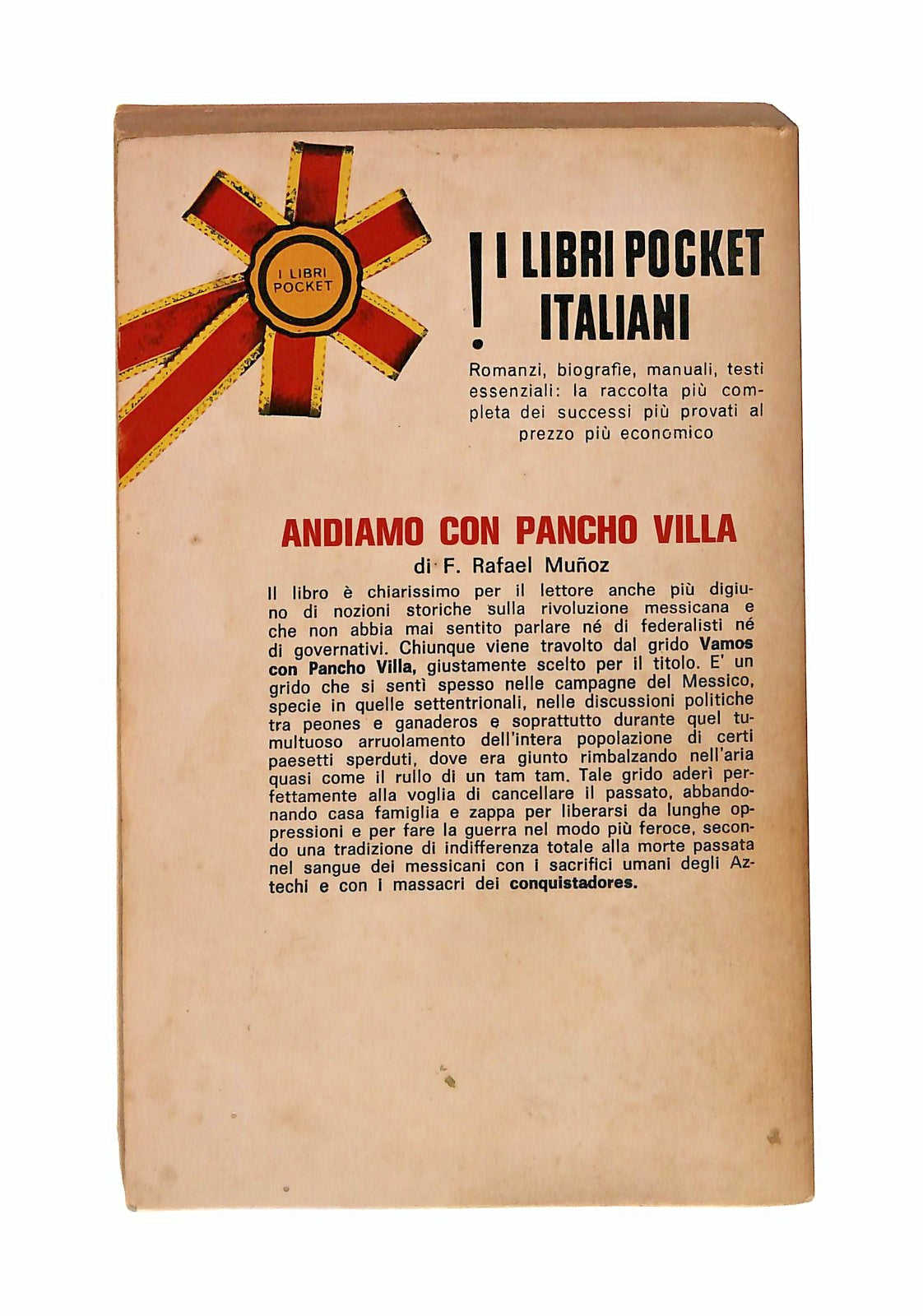 EBOND Andiamo Con Pancho Villa Rafael Munoz Longanesi & Co 1970 Libro LI046858