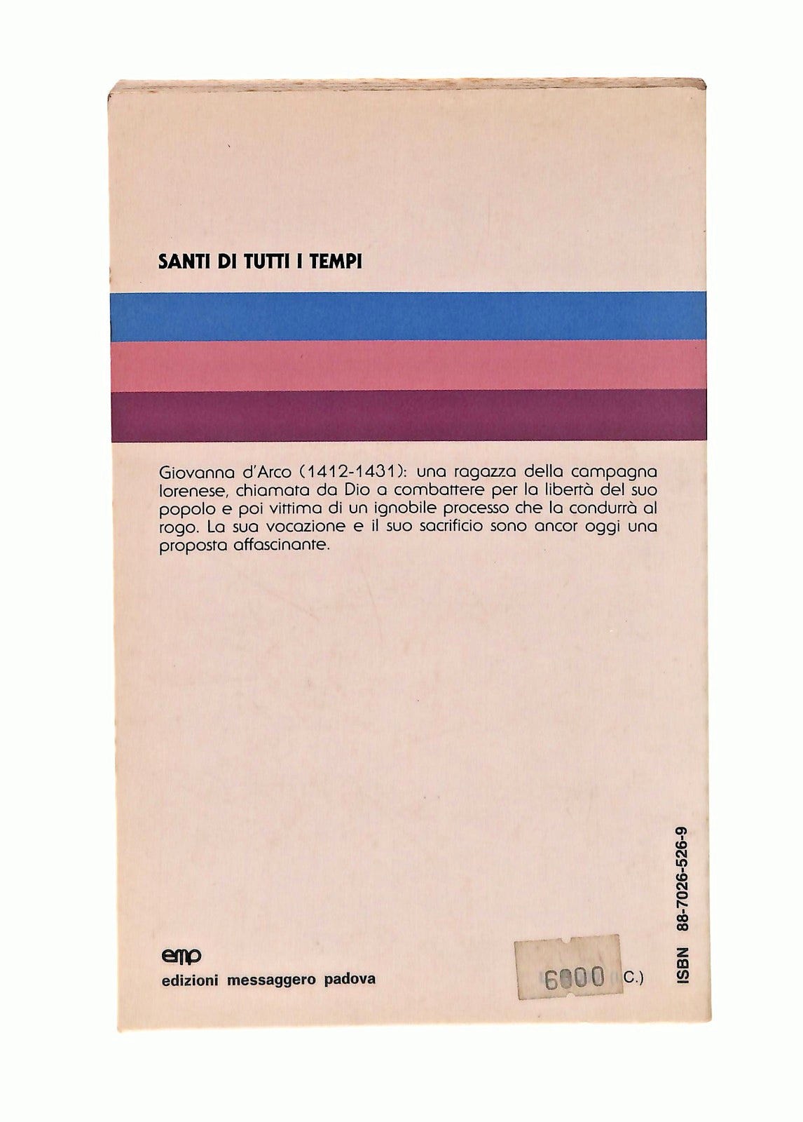 EBOND Giovanna d Arco Giannina Facco Emp 1984 Libro LI046860