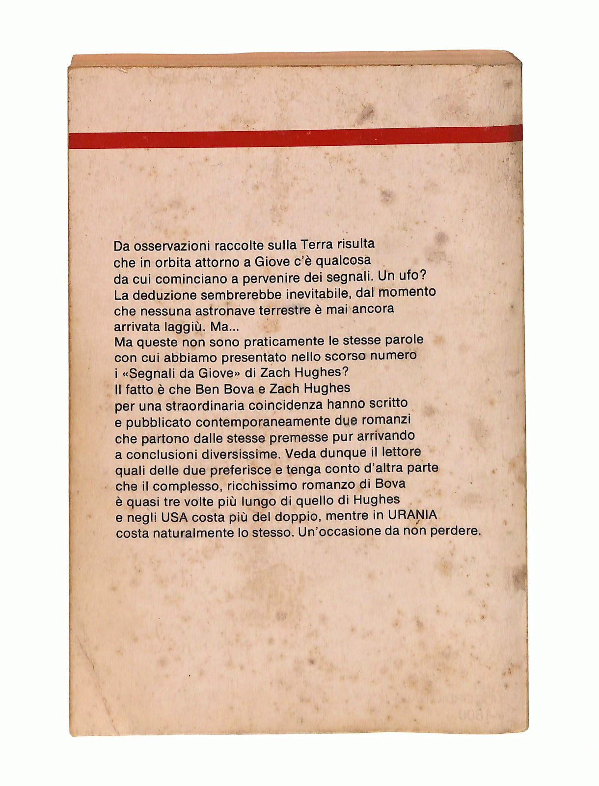 EBOND Giove Chiama Terra Ben Bova Urania Mondadori 1982 Libro LI046955