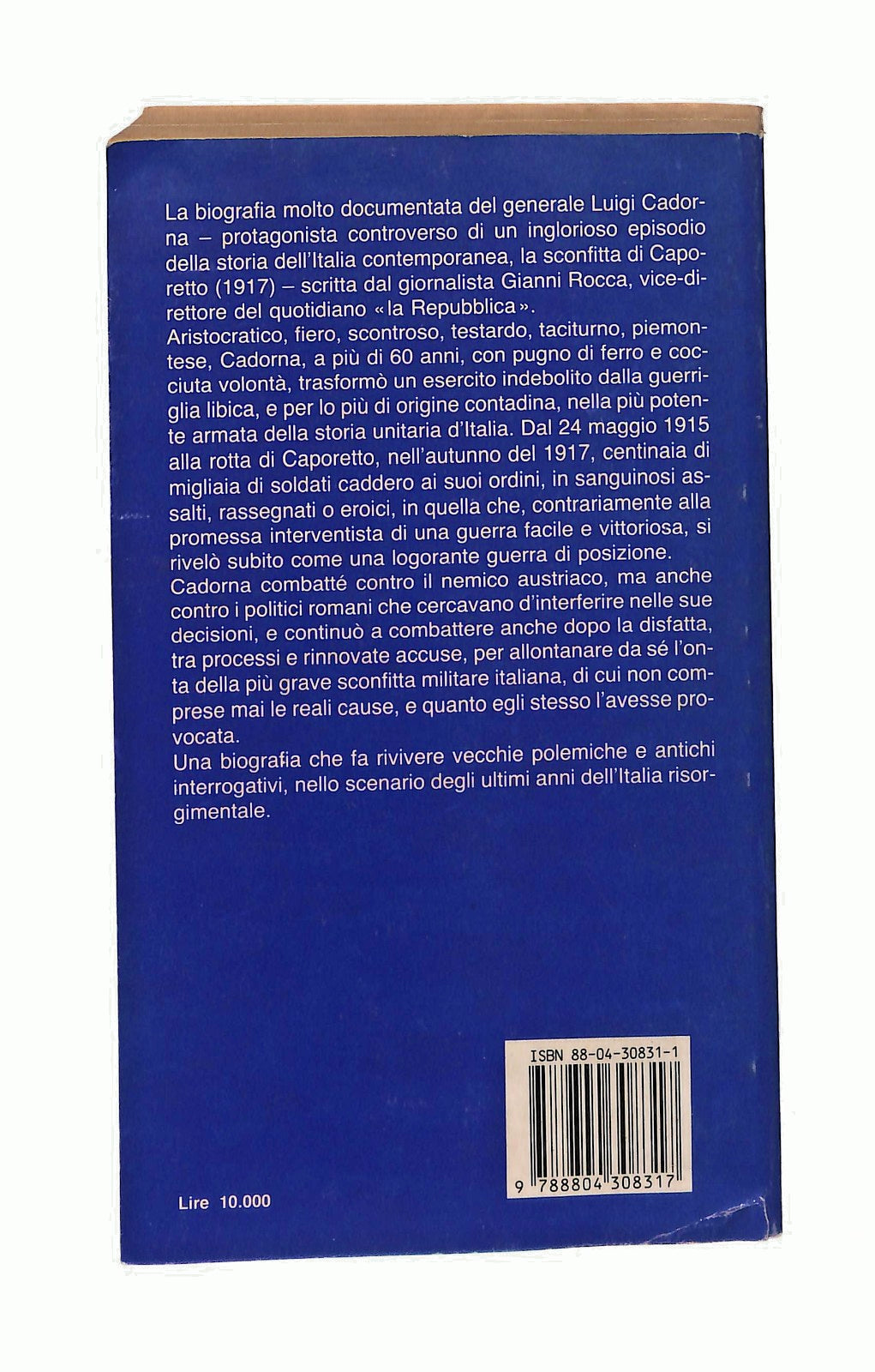 EBOND Cadorna Gianni Rocca Mondadori Libro LI047108