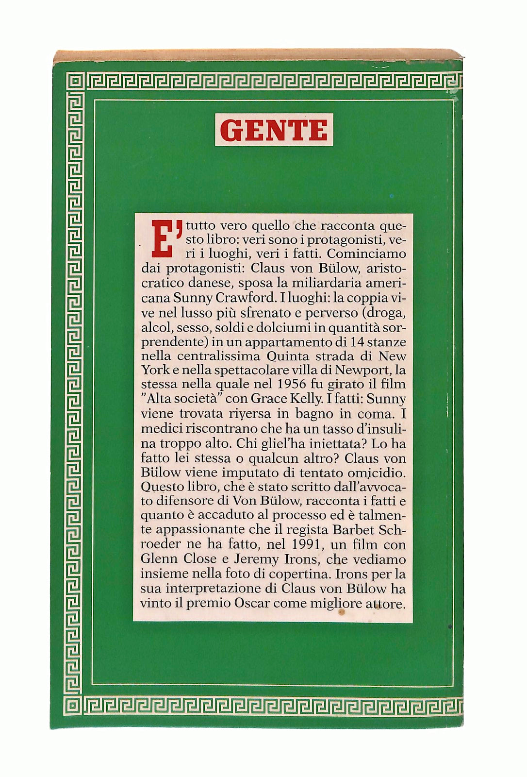 EBOND Il Mistero Von Bulow Gente Libro LI047158