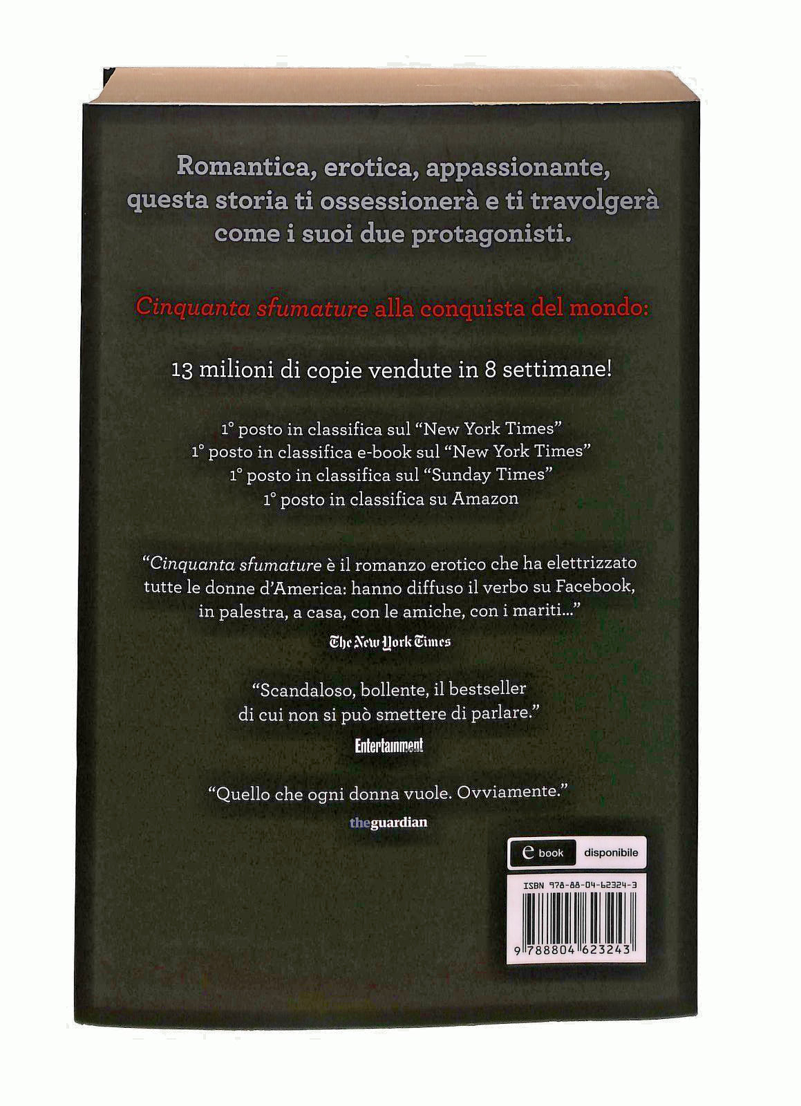 EBOND Cinquanta Sfumature Di Nero E L James Mondadori Libro LI047202
