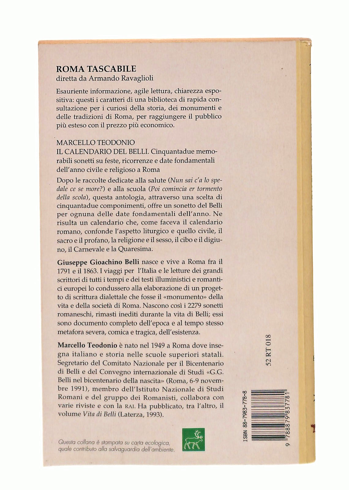 EBOND Il Calendario Del Belli Marcello Teodonio Newton Libro LI047207