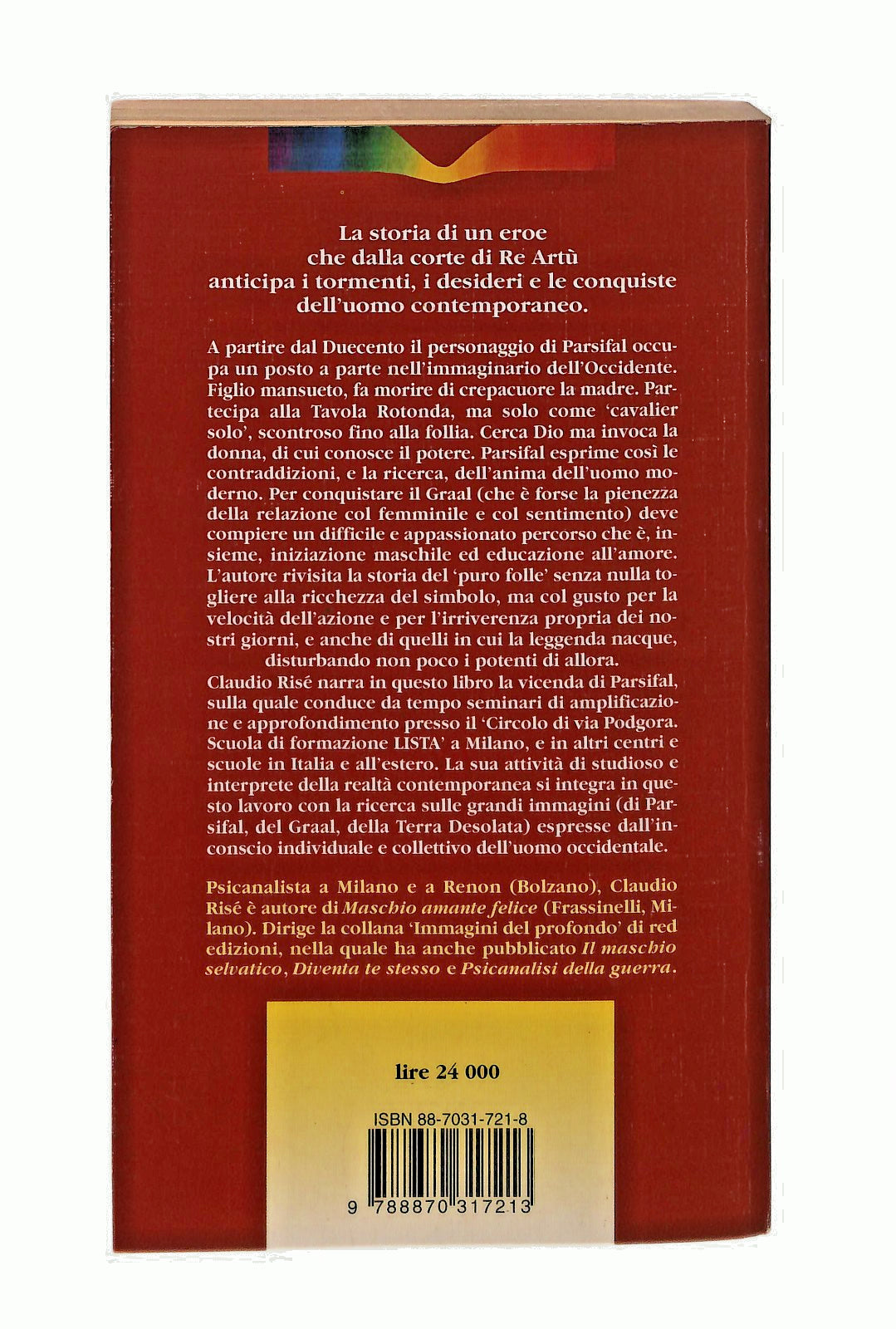 EBOND Parsifal Claudio Rise Red Edizioni Libro LI047217