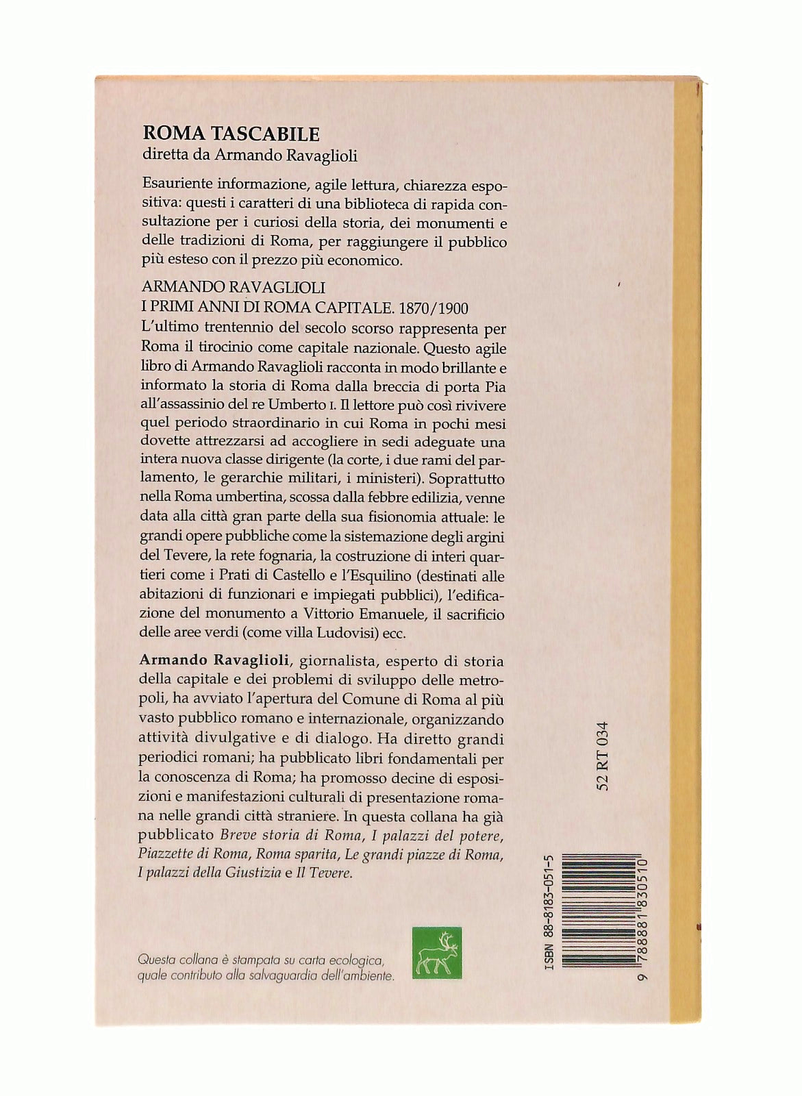 EBOND I Primi Anni Di Roma Capitale Armando Ravaglioli Newton Libro LI047252
