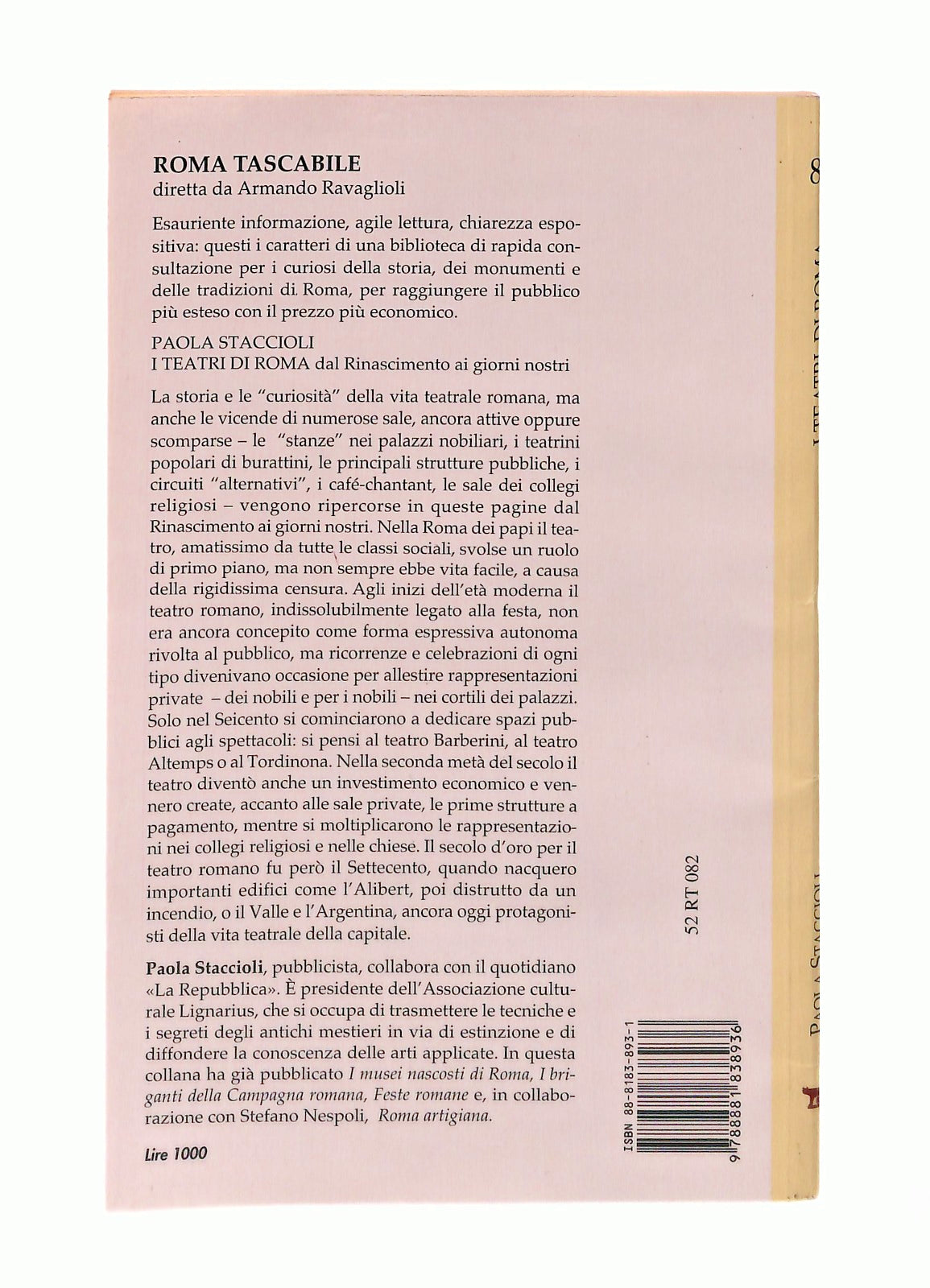 EBOND I Teatri Di Roma Paola Staccioli Newton Libro LI047267