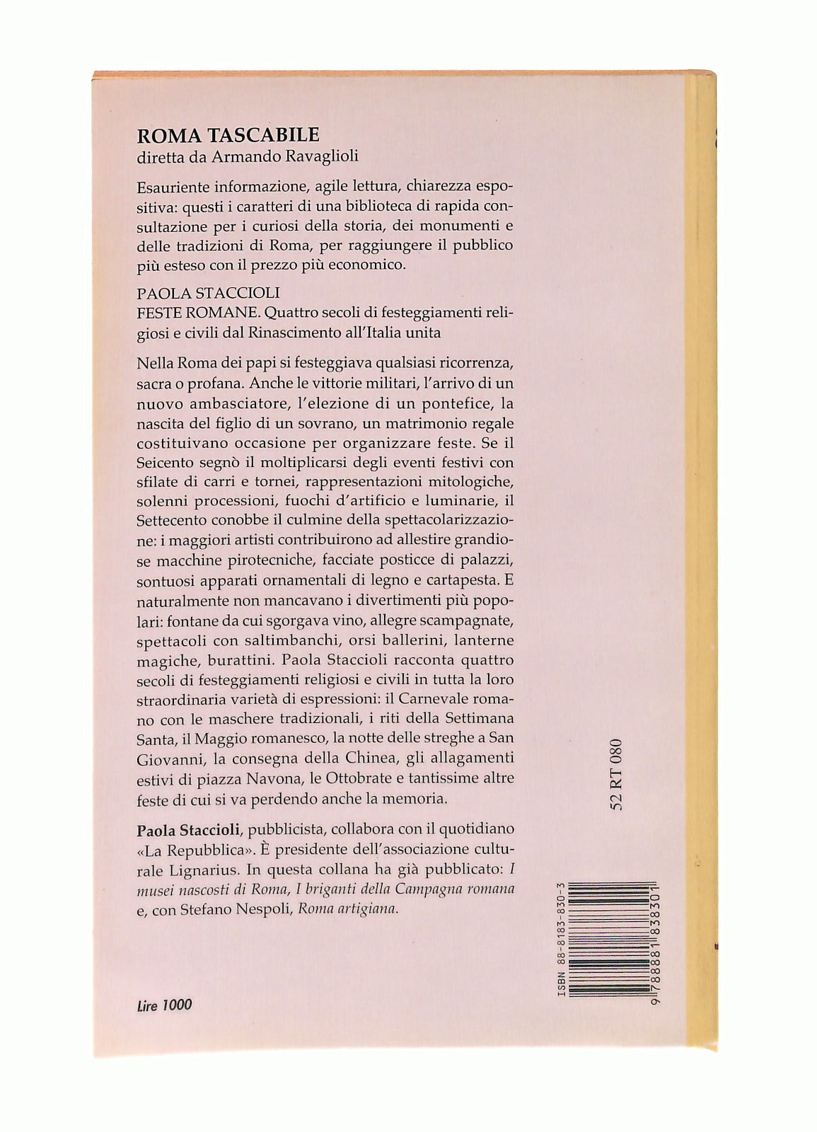 EBOND Feste Romane Paola Staccioli Newton Libro LI047269