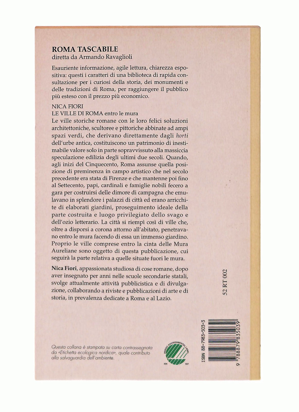 EBOND Le Ville Di Roma Entro Le Mura Nica Fiori Newton Libro LI047286
