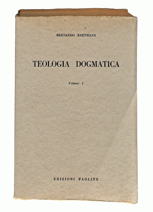 EBOND Teologia Dogmatica Vol I B Bartmann Edizioni Paoline 1961 Libro LI047306