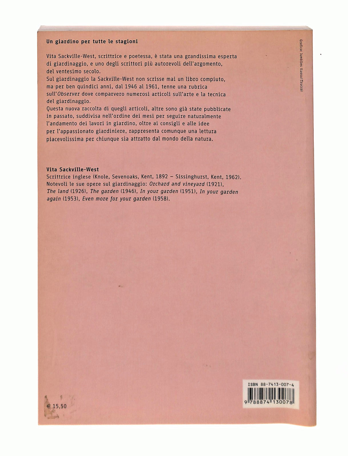 EBOND Un Giardino Per Tutte Le Stagioni V Sackville West Muzzio Libro LI047311