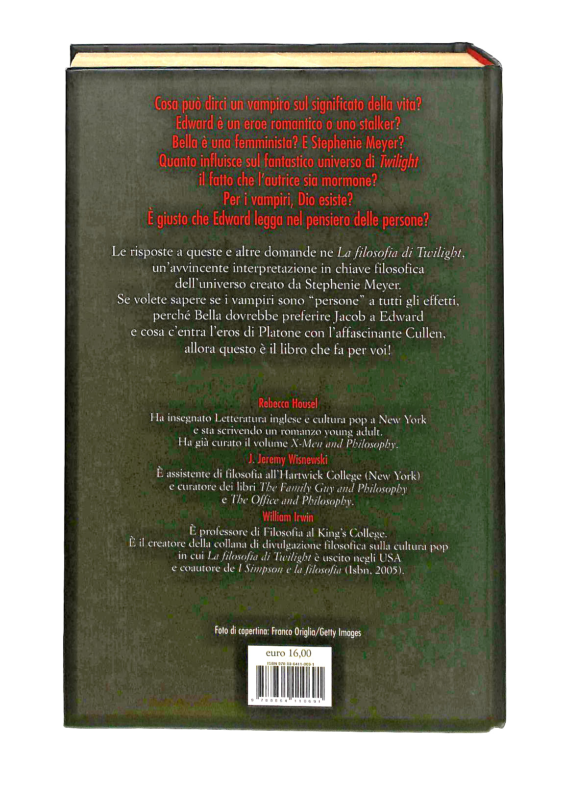EBOND La Filosofia Di Twilight Housel Wisnewski Fazi Libro LI047341