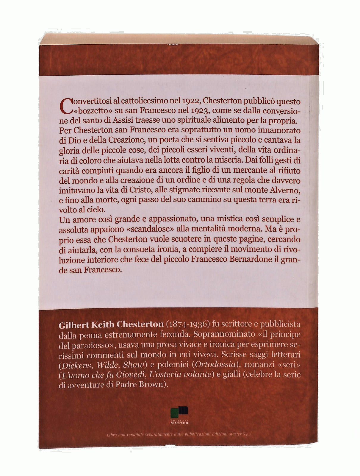 EBOND San Francesco d Assisi G K Chesterton Edizioni Master Libro LI047355